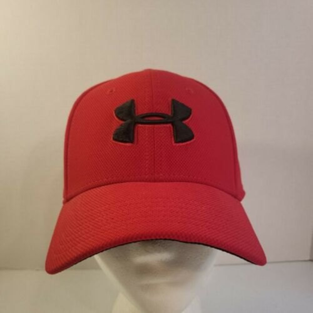 Under Armour Red Fitted Hat LG/XL